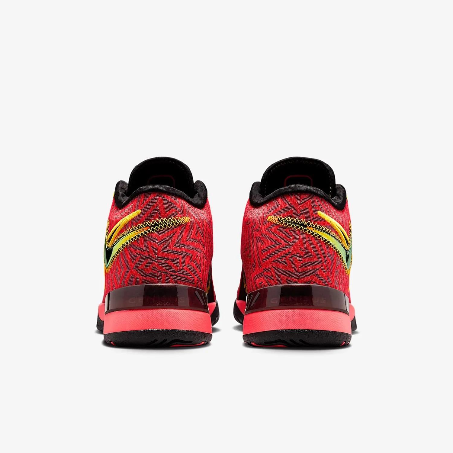 Lebron NXXT Genisus Basketball Shoes (HF0712-600, Bright Crimson/Black/Sundial/Laser Orange)