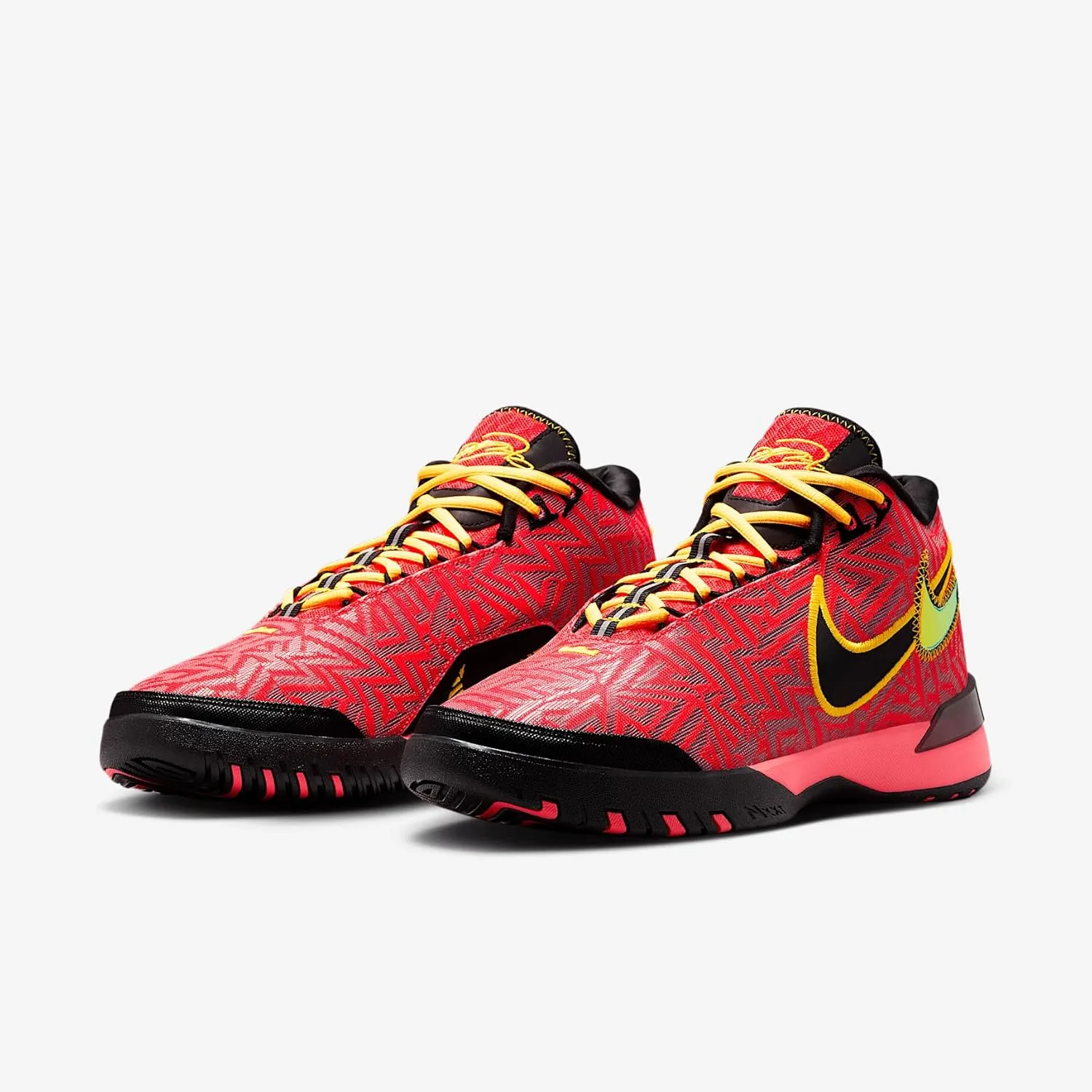 Lebron NXXT Genisus Basketball Shoes (HF0712-600, Bright Crimson/Black/Sundial/Laser Orange)