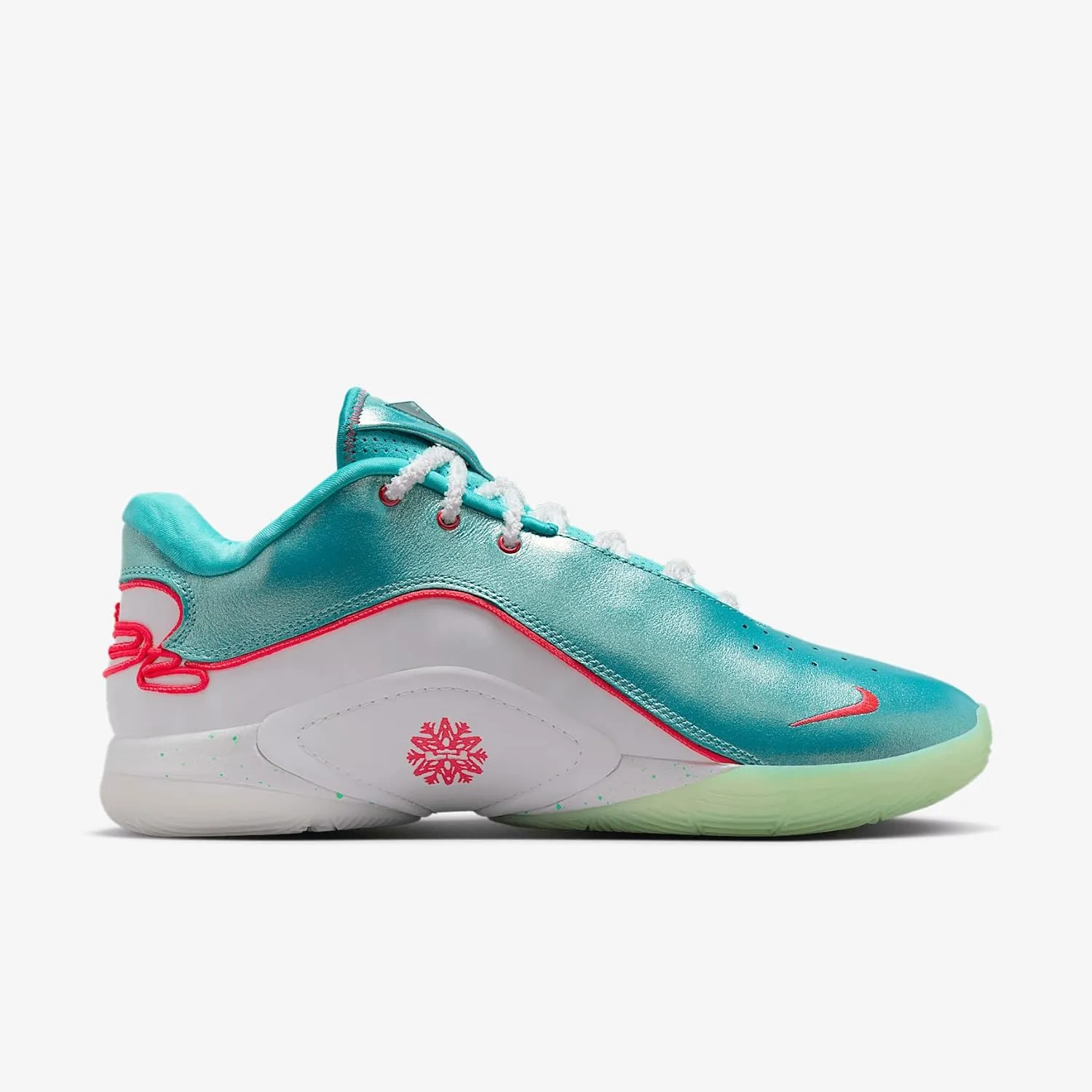 Lebron XXII Limelight Basketball Shoes (HV5148-600, Solar Red/White/Vapor Green/Dusty Cactus)