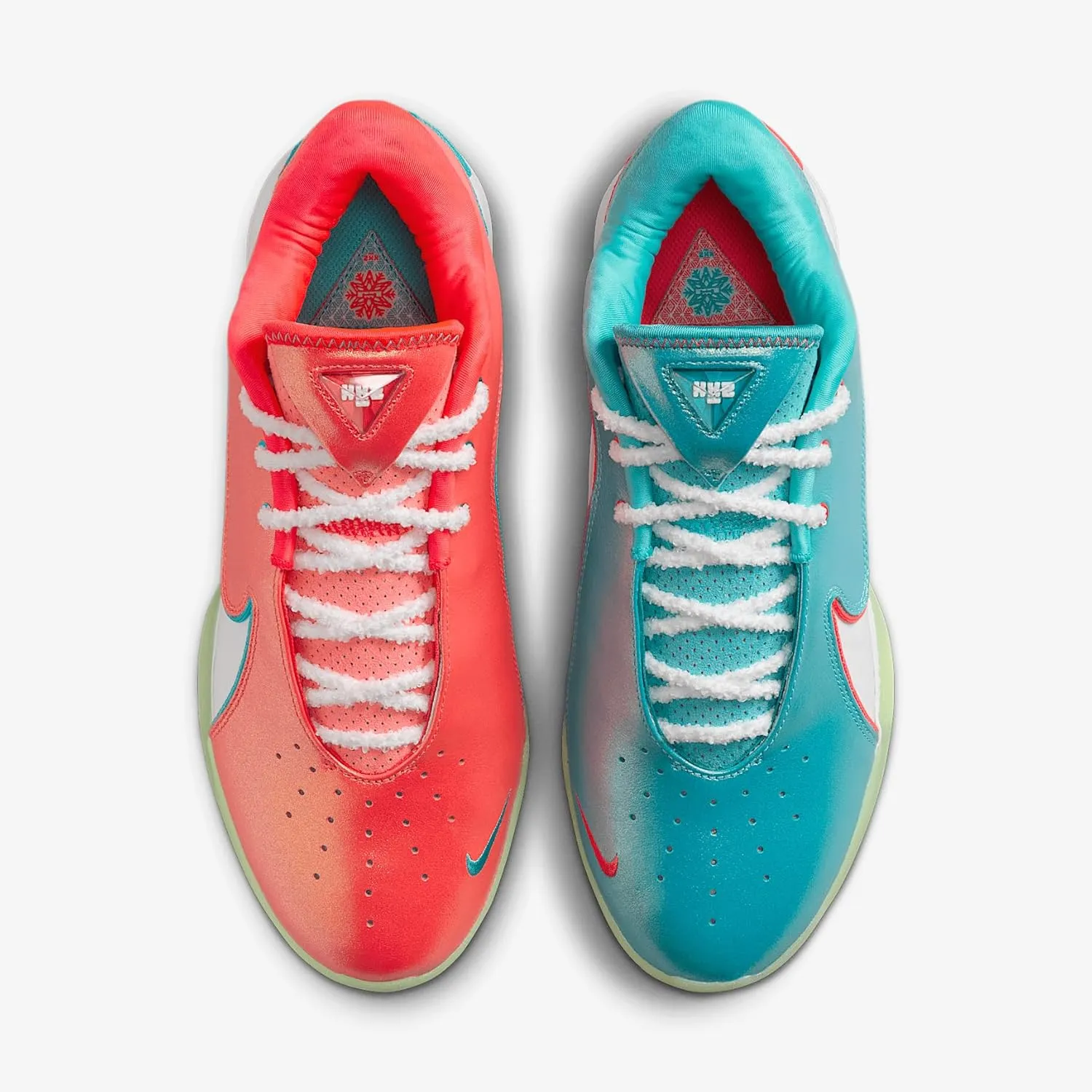 Lebron XXII Limelight Basketball Shoes (HV5148-600, Solar Red/White/Vapor Green/Dusty Cactus)