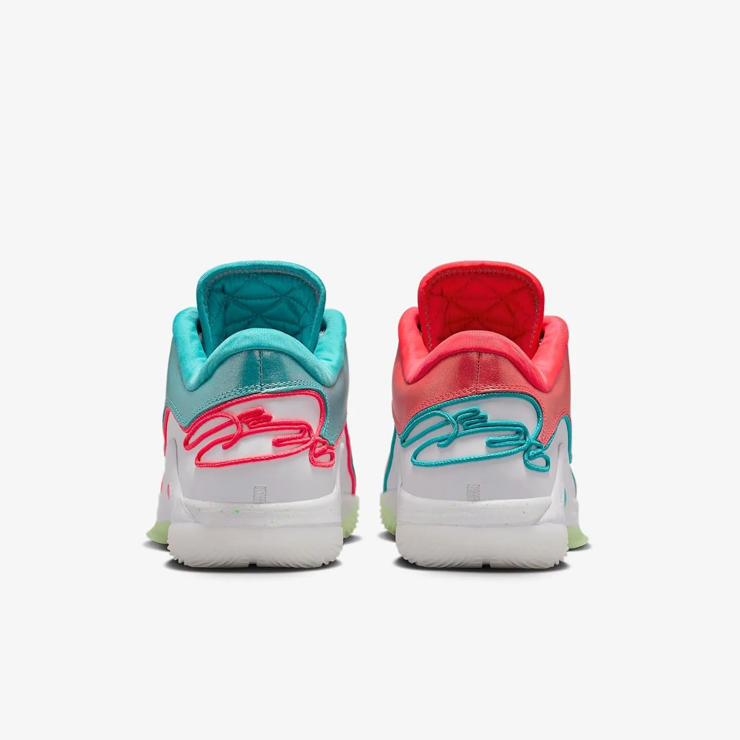 Lebron XXII Limelight Basketball Shoes (HV5148-600, Solar Red/White/Vapor Green/Dusty Cactus)