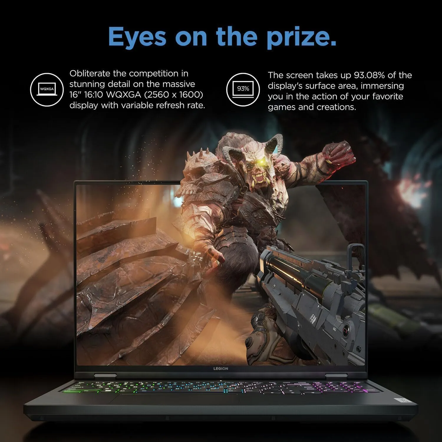 Lenovo Legion Pro 5i Gaming Laptop, 16" 2560x1600 WQXGA 240Hz, RTX 4070 8 GB GDDR6, Intel 14th Gen i9-14900HX, 64 GB DDR5 RAM, 2 TB SSD, WiFi 6E, Windows 11 Pro, Office Pro Lifetime License