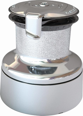 Lewmar 45ST EVO Self Tailing Alloy Winch in Chrome – Two Speed Size 45 Winch, Gear Ratio of 2.8:1 in 1st Gear; 11.2: 1 in 2nd Gear, Measures 8-1/16" Base Diameter and 9-11/32" H, no Tools Required