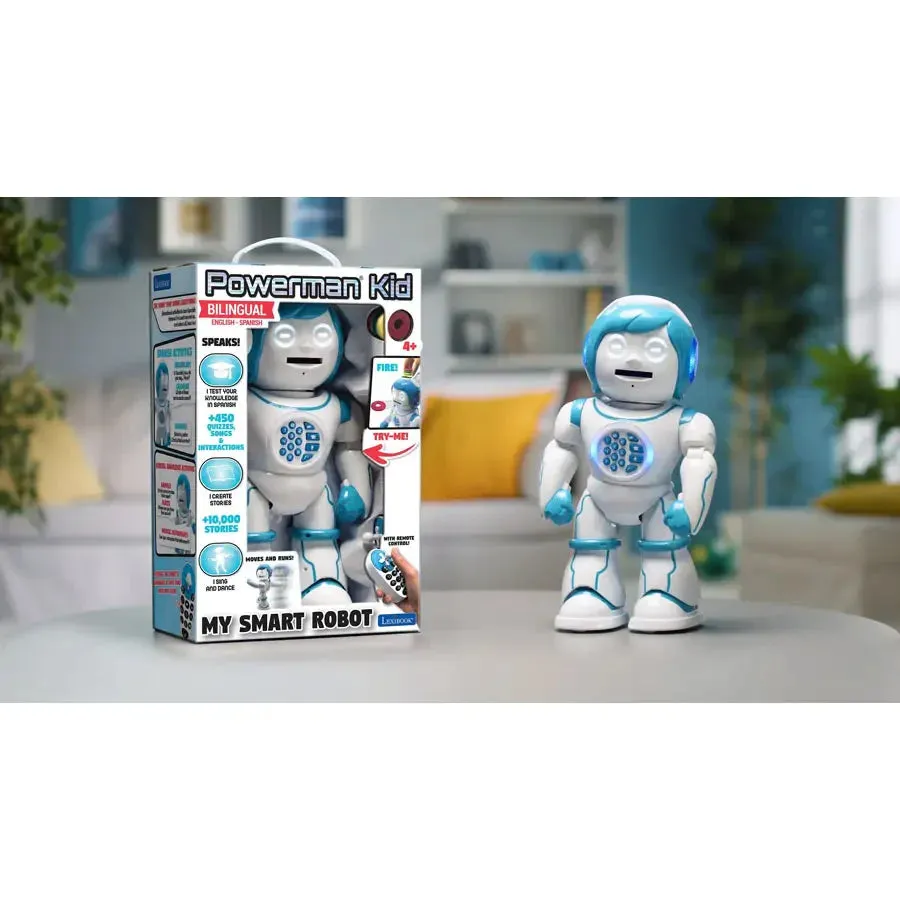 Lexibook - Powerman Kid My Smart Robot Bilingual