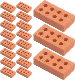 LIFKOME 200Pcs Blocks for Crafts Realistic Miniature Building Model Material Bricks for DIY Garden Scenes Creative Projects for Miniature Roofs