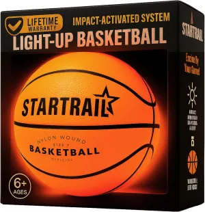 Light Up Basketball | Glow in The Dark Basketball | LED Basketball Size 7 | Glowing Basketball Ball | Lighted Basketball | Coolest Things for Boys & Girls | Toys for 10 Year Old Kids