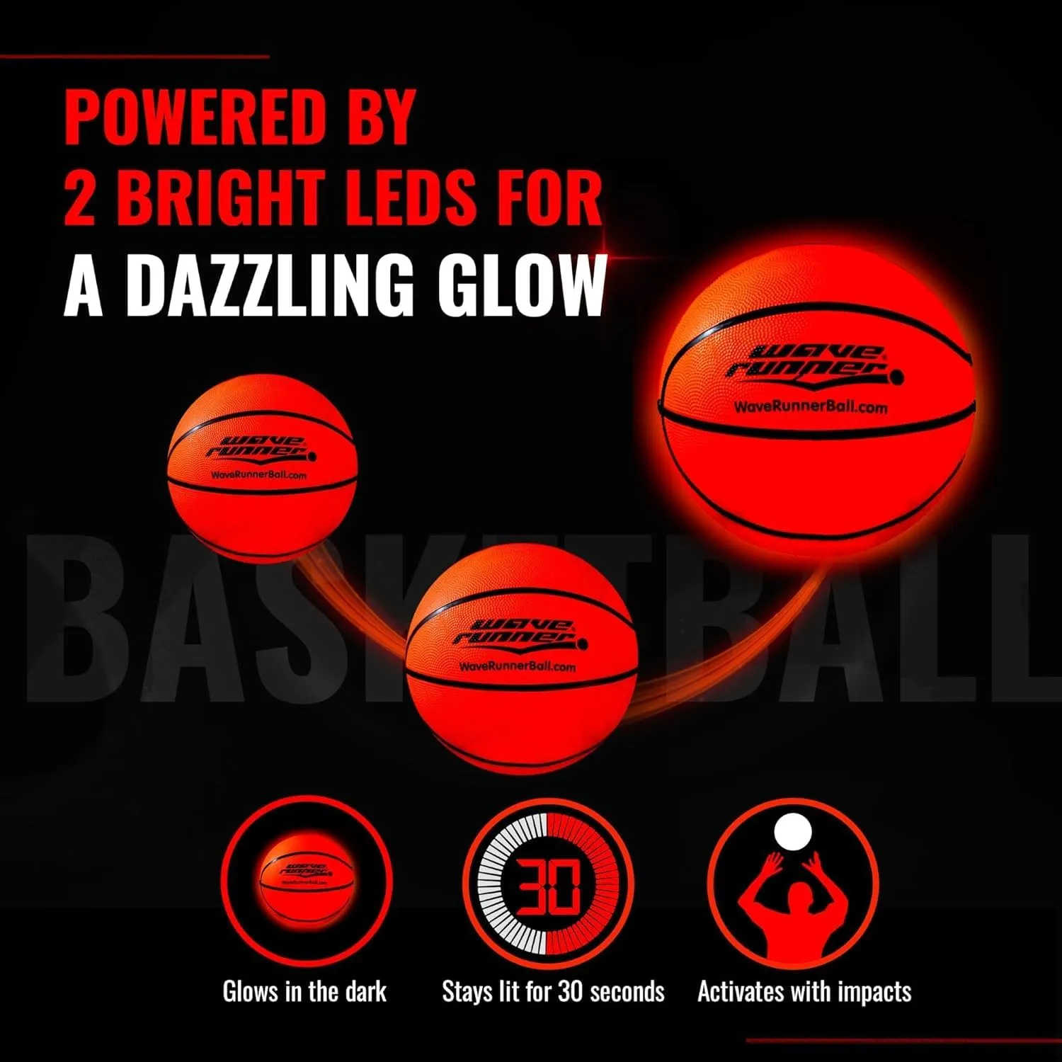 Light Up Basketball - Glow In The Dark Basketball - Teen Boys Gift Ideas For Boys 8-15  Year Old - Led Basketball Accessories | Cool Outdoor Toys Ages 8 9 10 11 12 13 14 15 - Sports Stuff For Kids