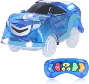 Light Up Cars, Beautiful Tracks Cars Universal Lightweight for Home for Kids Blue