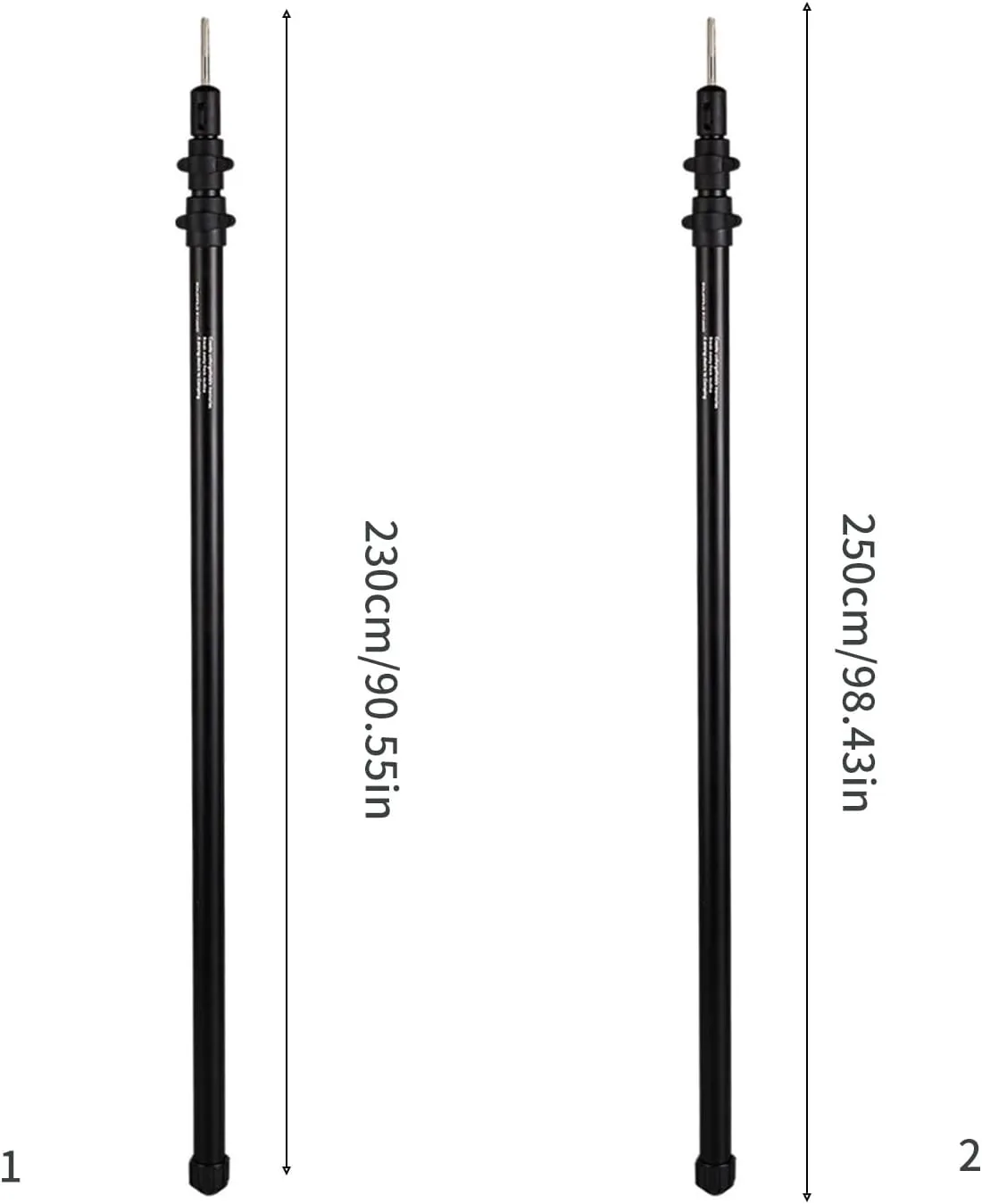 Light Weight Tarps Poles Versatiles Hiking Equipment Backpacking Tent Rod for Awnings Shelter Setups