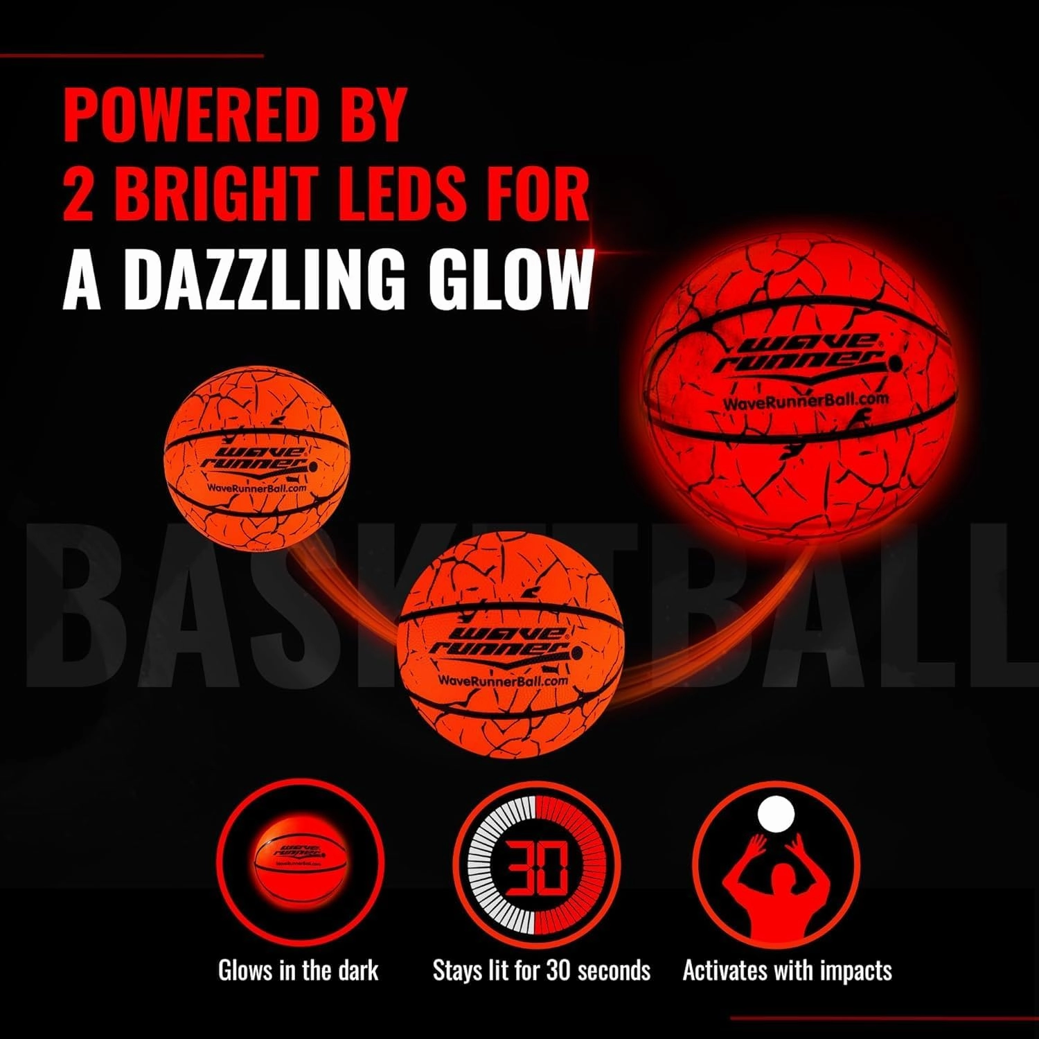 Light Up Basketball - Glow In The Dark Basketball - Teen Boys Gift Ideas For Boys 8-15  Year Old - Led Basketball Accessories | Cool Outdoor Toys Ages 8 9 10 11 12 13 14 15 - Sports Stuff For Kids