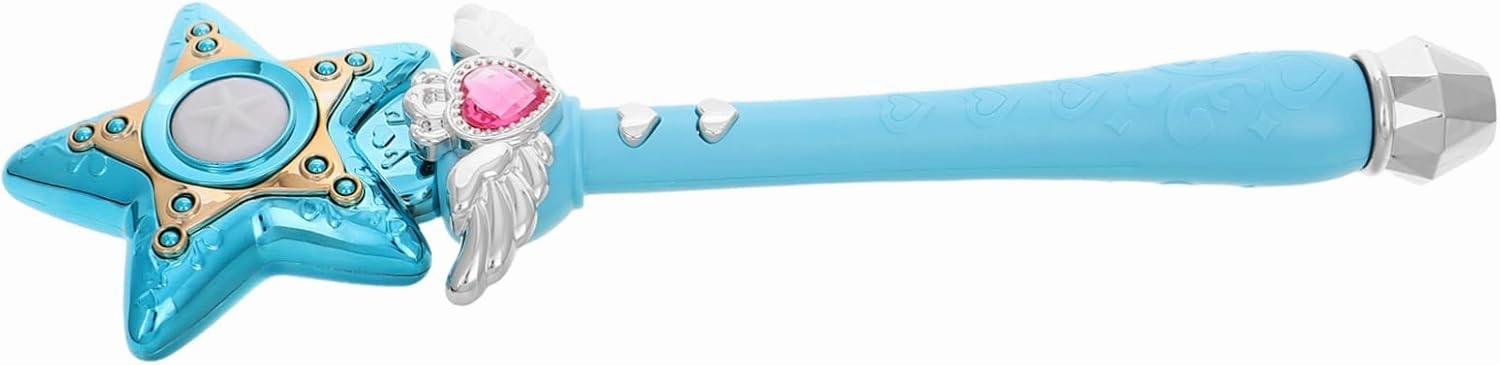 Light Up Fairy Wand for Musical with Star Design for Dress Up Roleplay Birthdays and Special Occasions Starlight