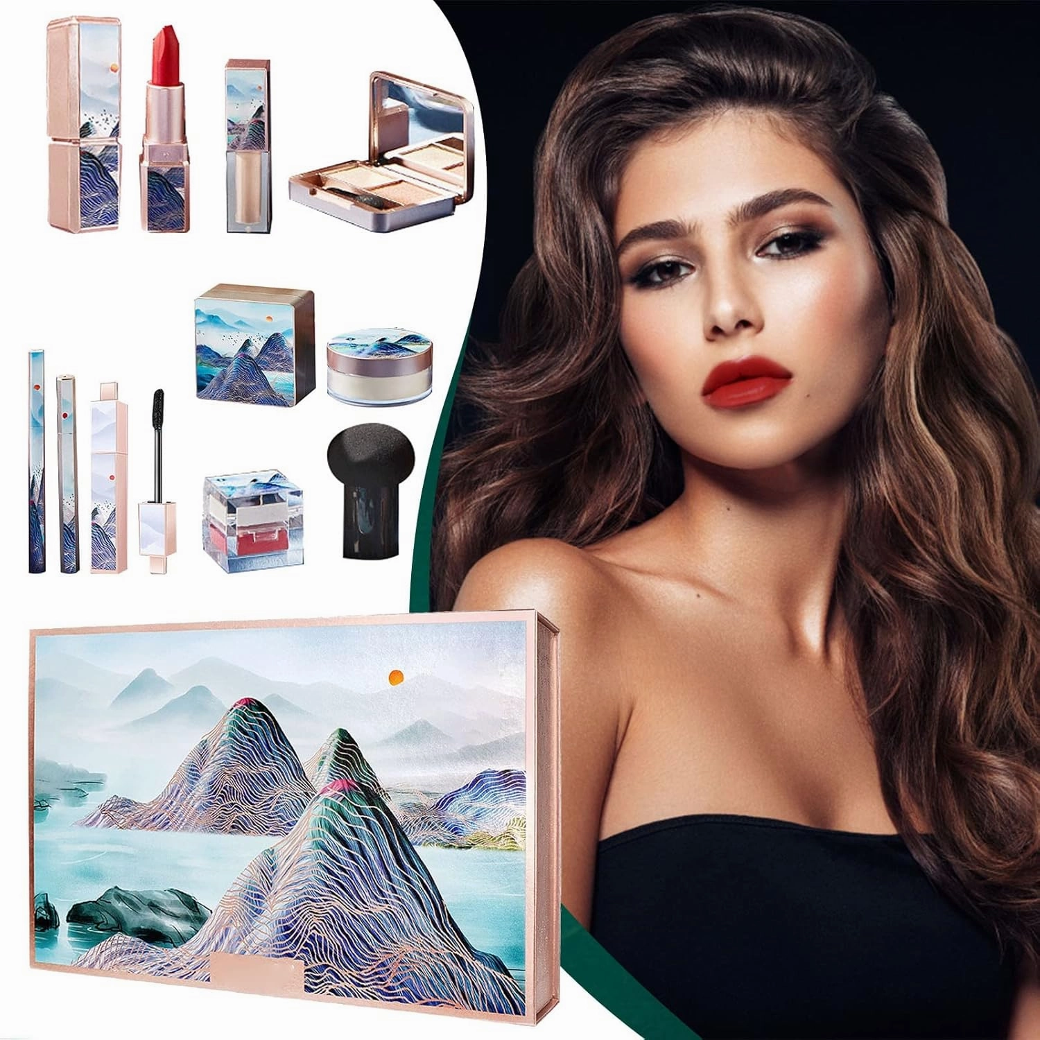 Lip Stain Rich Long-Lasting Wear Moisturizer Makeup Lipstick Gloss Professional Transfer-proof Comfortable Non-Stick Cup Nourishing Formula Lipstick for All-Day