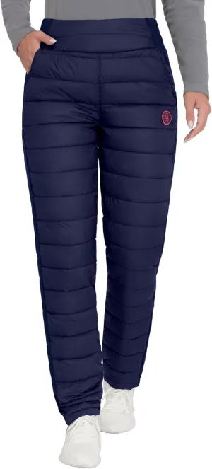 Little Donkey Andy Women's Puffer Pants Lightweight Warm Puffy Quilted Pants Winter Snow Ski Trousers