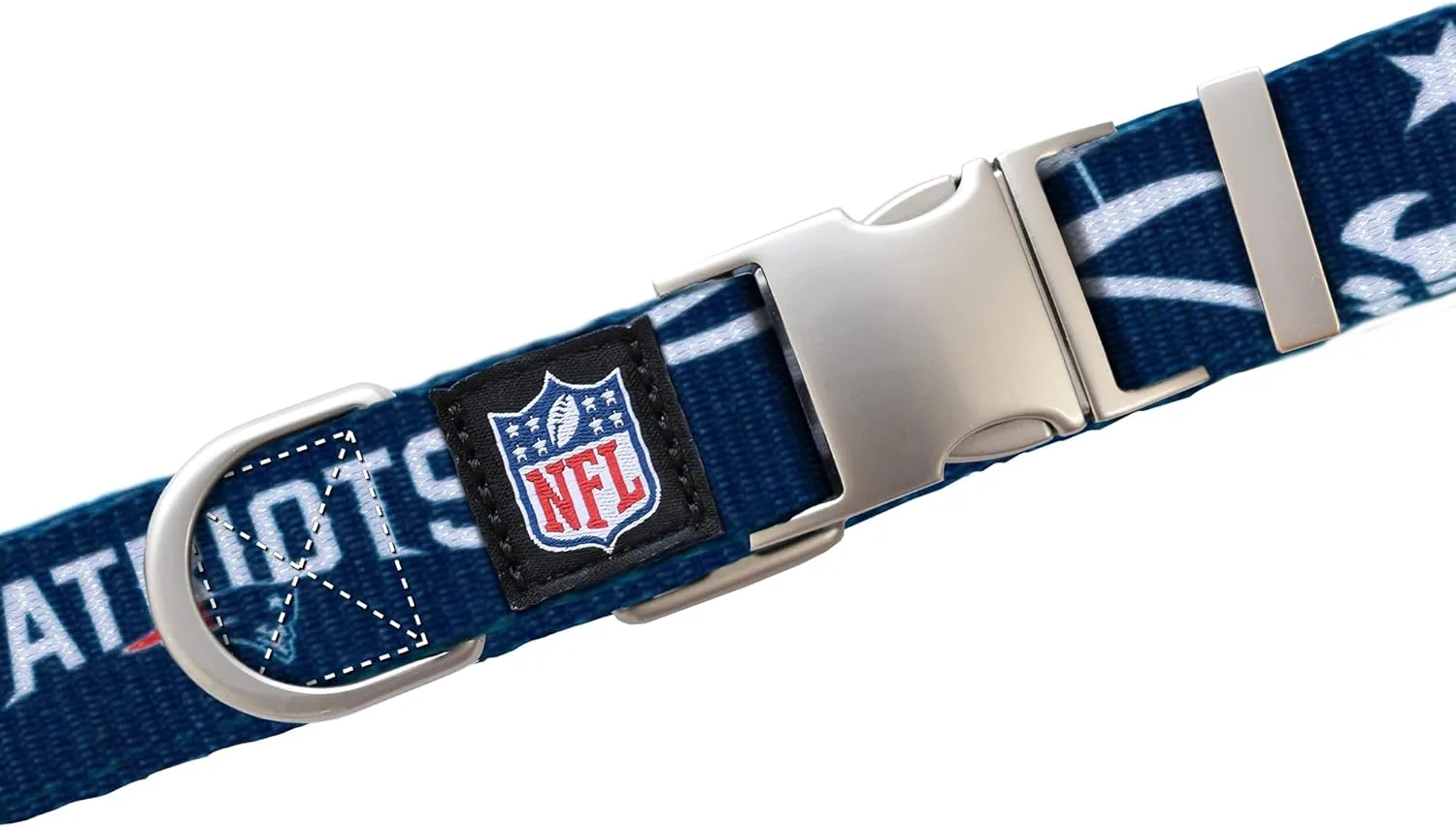 Littlearth NFL Unisex-Adult Premium Pet Collar | Durable All Metal Collar