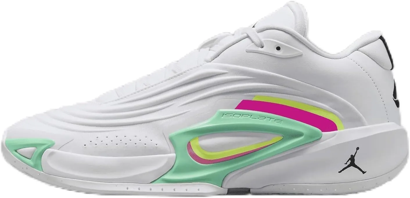 Luka 3 "Photo Finish Basketball Shoes (HQ5054-107, White/Volt Glow/Green Glow/Black) Size 10