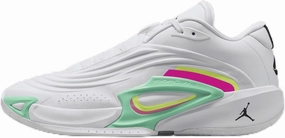 Luka 3 "Photo Finish Basketball Shoes (HQ5054-107, White/Volt Glow/Green Glow/Black) Size 11