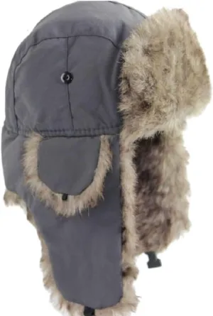 Lukitty Trapper Warm Russian Trooper Hat Winter Skiing Cap Women Men Windproof