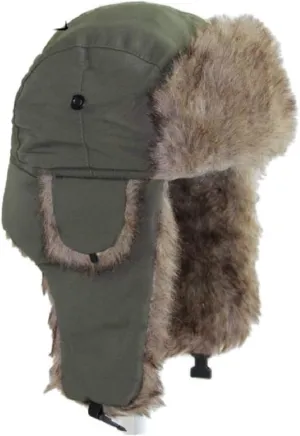Lukitty Trapper Warm Russian Trooper Hat Winter Skiing Cap Women Men Windproof