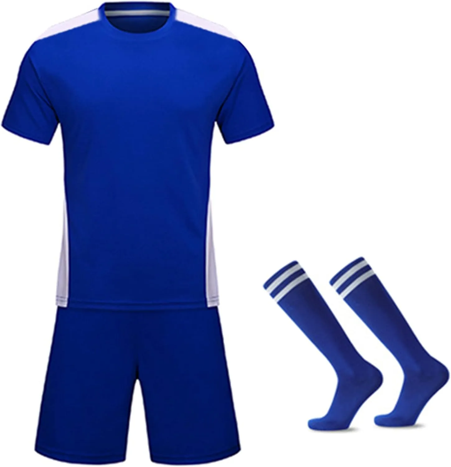 M2C Kids Soccer Uniform Athletic Jersey Shorts Socks Set