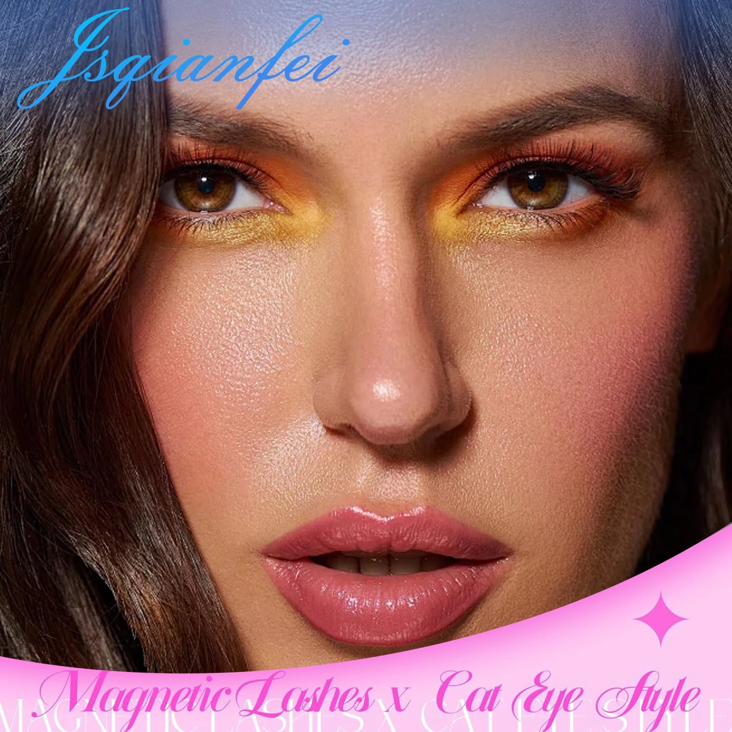 Magnetic Eyelashes with Applicator,2025 New Reusable Magnetic Eyelashes Natural Look No Glue or Liner Needed,Upgraded Soft Lashes for Daily Use(Natural Natural)