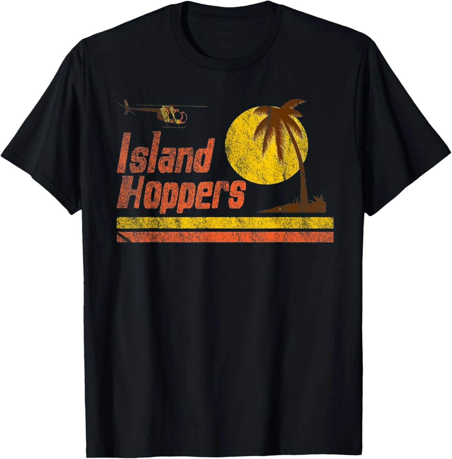 Magnum Island Retro Hoppers Sunset In PI T-Shirt