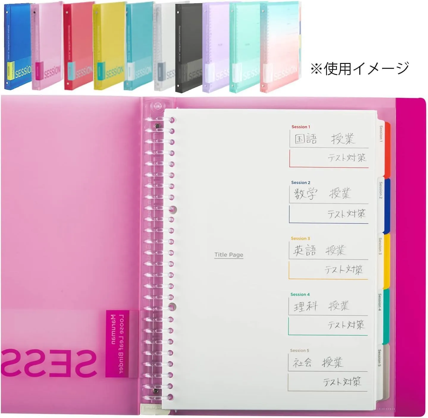 Maruman F310-30 Binder, Session, B5, 26 Holes, Light Purple