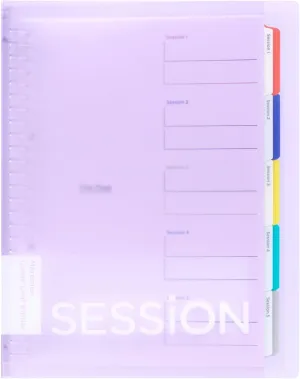 Maruman F310-30 Binder, Session, B5, 26 Holes, Light Purple