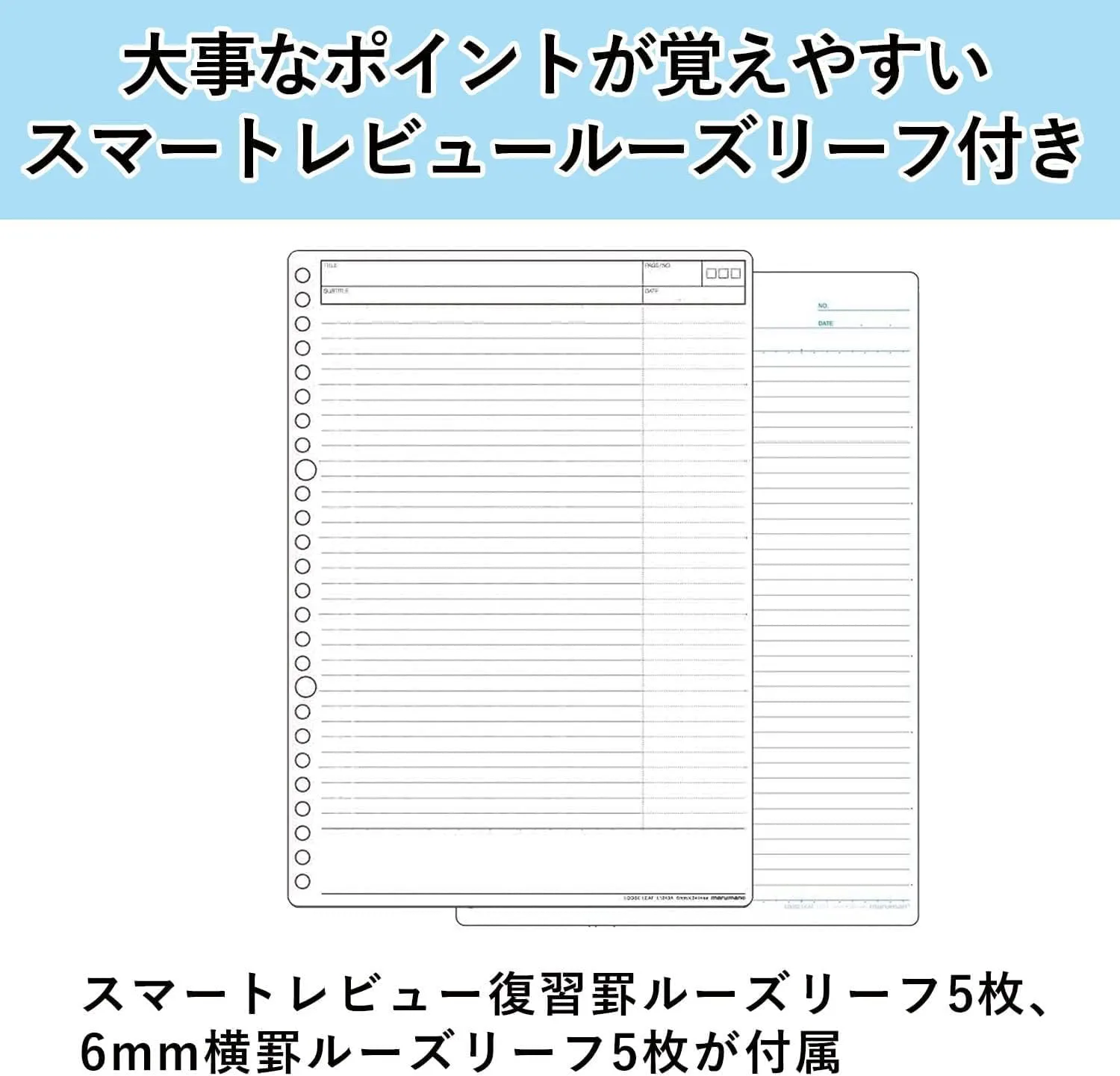 Maruman F310-30 Binder, Session, B5, 26 Holes, Light Purple