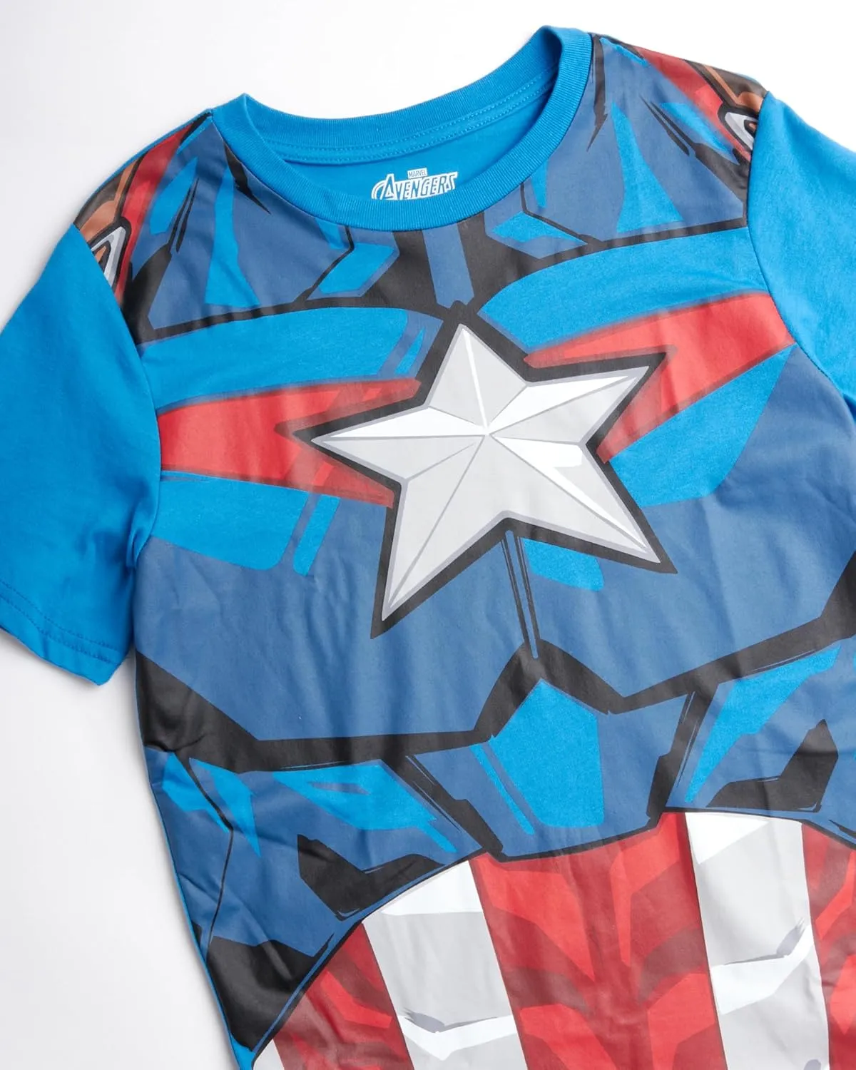 Marvel Avengers Spiderman Boys Shirts - Hulk Iron Man Captain America Thor Short Sleeve Graphic Tees for Toddler Boys & Kids