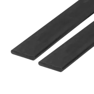 MECCANIXITY 2 Pcs Carbon Fiber Strip 2x10mm 500mm Length Pultruded Flat Carbon Fiber Bars for Kites, RC Airplane