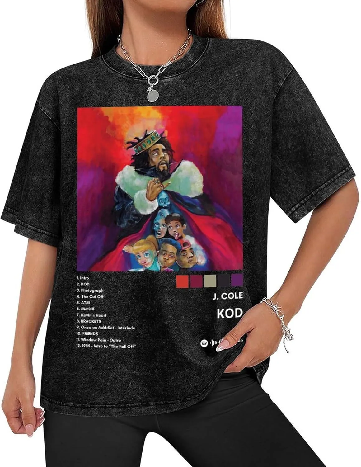 Men Shirt,Washed Vintage T Shirt Crewneck Shirt for Men