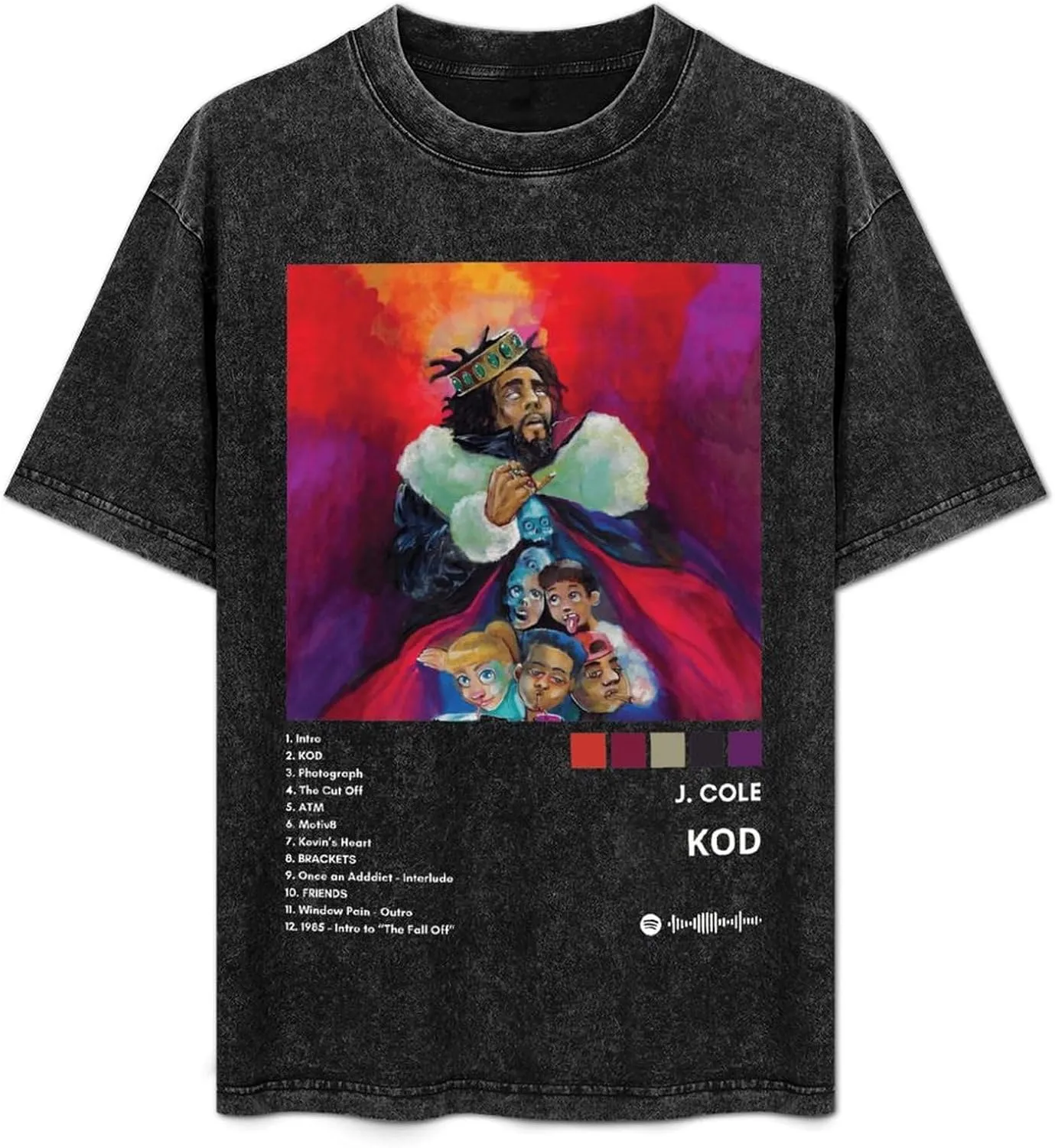 Men Shirt,Washed Vintage T Shirt Crewneck Shirt for Men