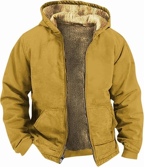 Men's Long Winter Coat Heavyweight Down Jacket Winter Warm Tactical Jackets Casual Zipper Casual Hoodies Plus Size