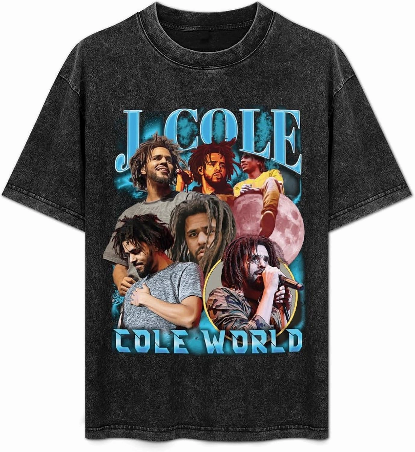 Men Shirt,Washed Vintage T Shirt Crewneck Shirt for Men