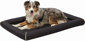 MidWest Homes for Pets Water Repellant Easy Wipe Clean Ultra-Rugged MAXX Dog Beds, Super Durable Dog Bed Designed to Fit 42-inch Dog Crates, Features Slip Resistant Bottom, Part 40542-BK, Black