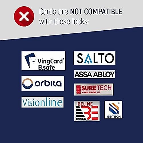 MIFARE Classic 1K RFID Smart Cards (500 pack) 13.56MHz ISO14443A Blank RFID Hotel Key Cards Printable (no mag stripe) (500)