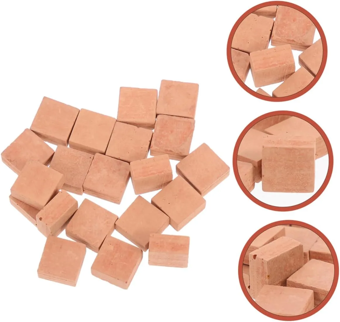 Milisten 3sets DIY Sets Miniature Building Blocks Architecture Model Accessories 40pcs*3