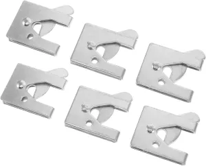 Milisten 6pcs Steel Dog Cage Latch Lock: Safety Barrel Bolt for Pet Crate Doors Animal Enclosure Gate Lock Easy Installation for Home Use