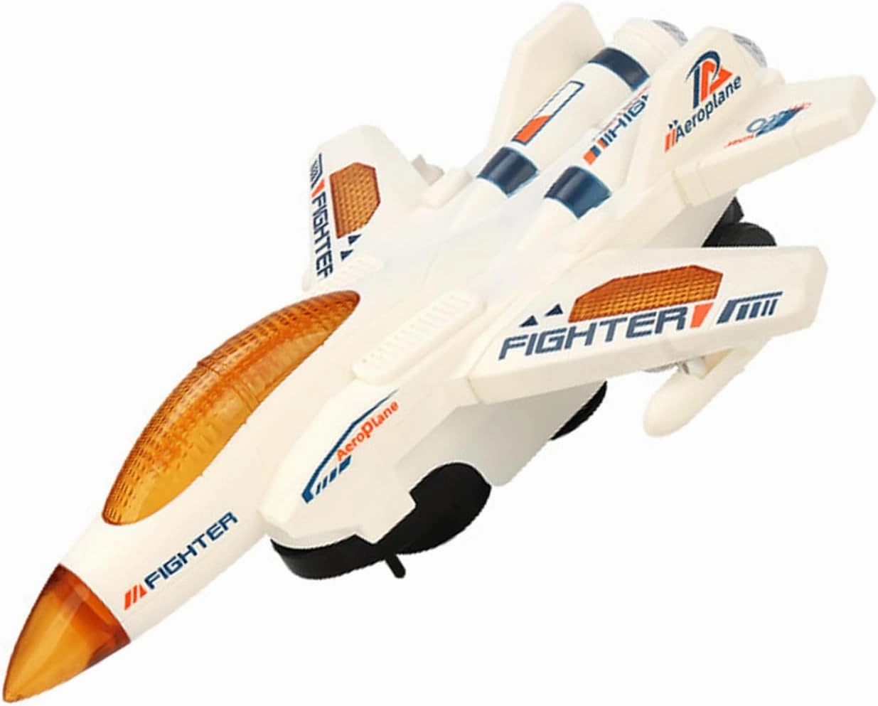Milisten Simulation Airplane Musical Interactive Flying Plane with Lights for Educational Model for Cognitive Development and Playtime Fun