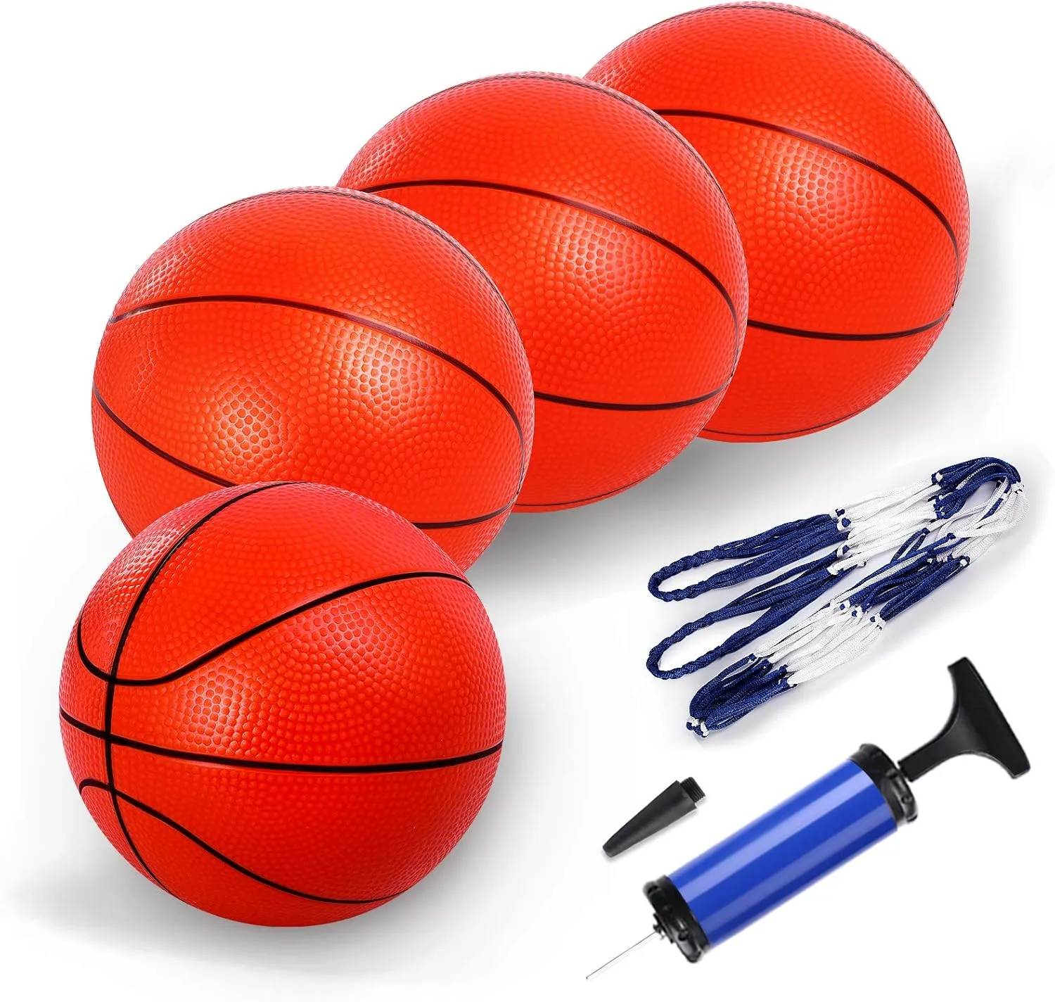 Mini Basketball Replacement 8.5 Inch Pool Basketballs Ball Hoop Indoor Outdoor Toy, Fits All Standard Swimming Pool Basketball Hoop Pool Game Toy Water Games