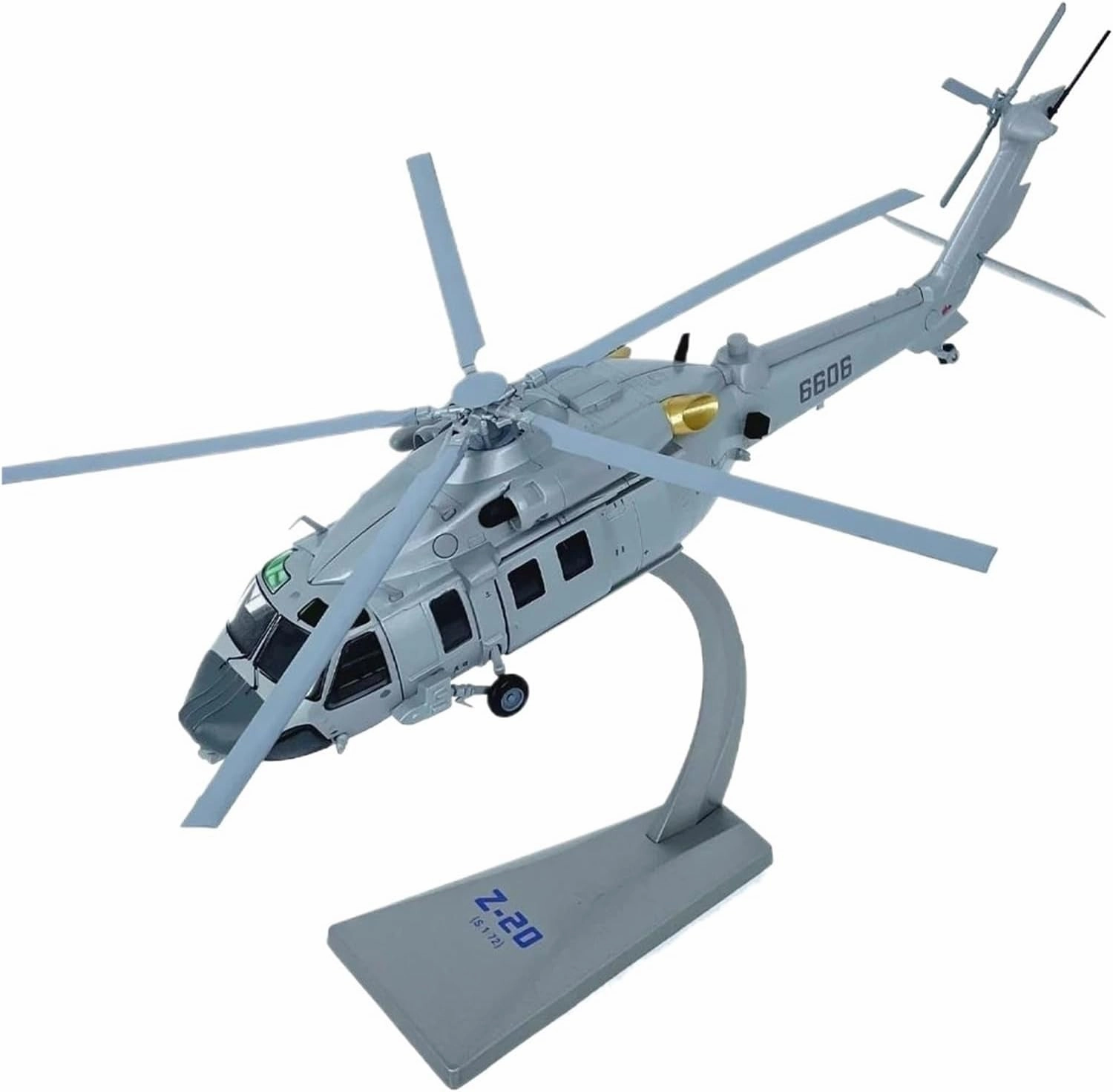 Mini Aircraft Model 1:72 for China Land Z-20 Helicopter Alloy Diecast Aircraft Model Multifunctional Decoration Airplane Kit