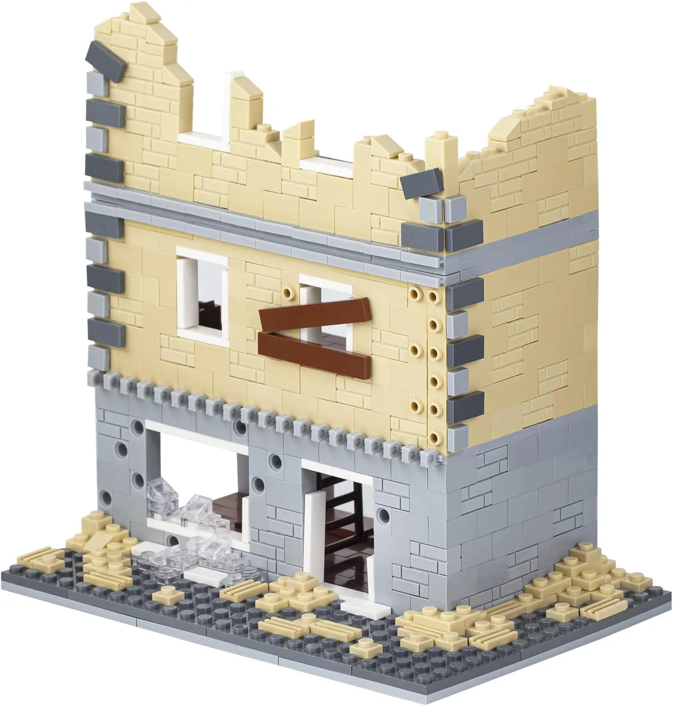 MOOXI-MOC Military Battle Scene Model Set, Boy Building Block Building Toy Kit (814pcs)