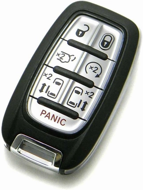 Mopar OEM 7-Button Smart Proximity Key Fob for Chrysler Pacifica & Voyager (2017-2022), Plastic, Compatible with Vans