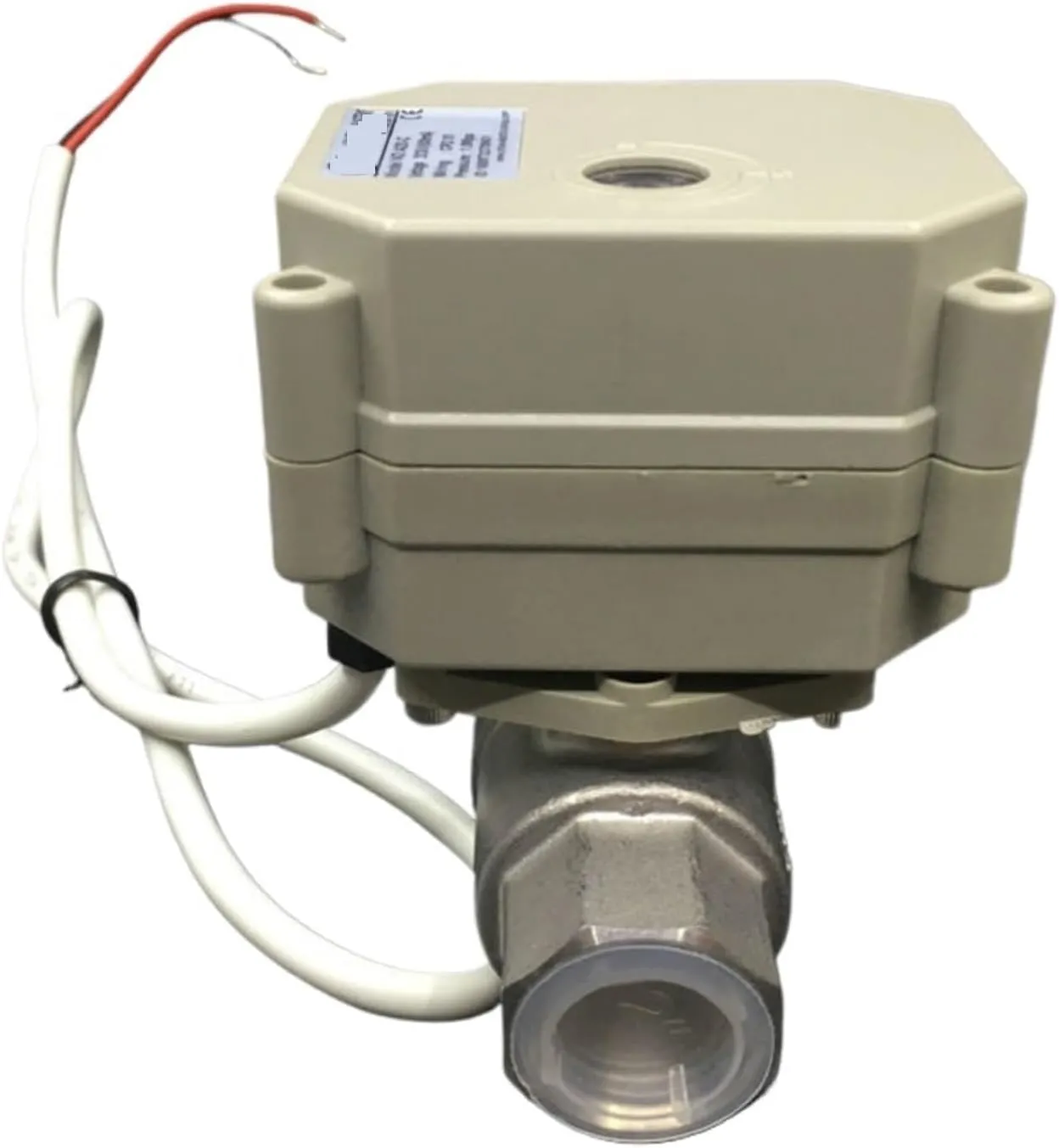 Motorized Valves TF15-S2-C DN15 Motorized Crane BSP/NPT 1/2'' SS304 Electric Water Valve for Automatic Control Production(BSP,DC24V_CR702)