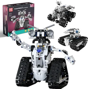 Mould King Building Sets STEM Projects Robot, Remote & APP Control Creative 3in1 Robot Kits, Planet Explorer Robot Building Sets, Programmable Robotics Building Kits for Boys Girls Kids Age 8 (435PCS)