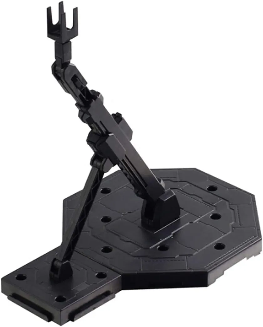 MY MIRONEY 2Pcs Black Action Base Action Figure Stand Display Stand 1/100