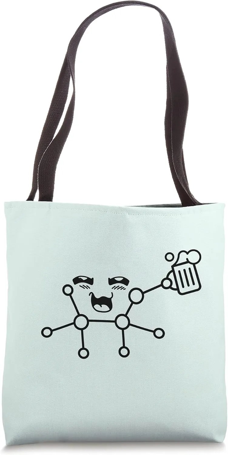 MY WEEKEND MOLECULE Chemistry Beer Alcohol Ethanol Meme Tote Bag