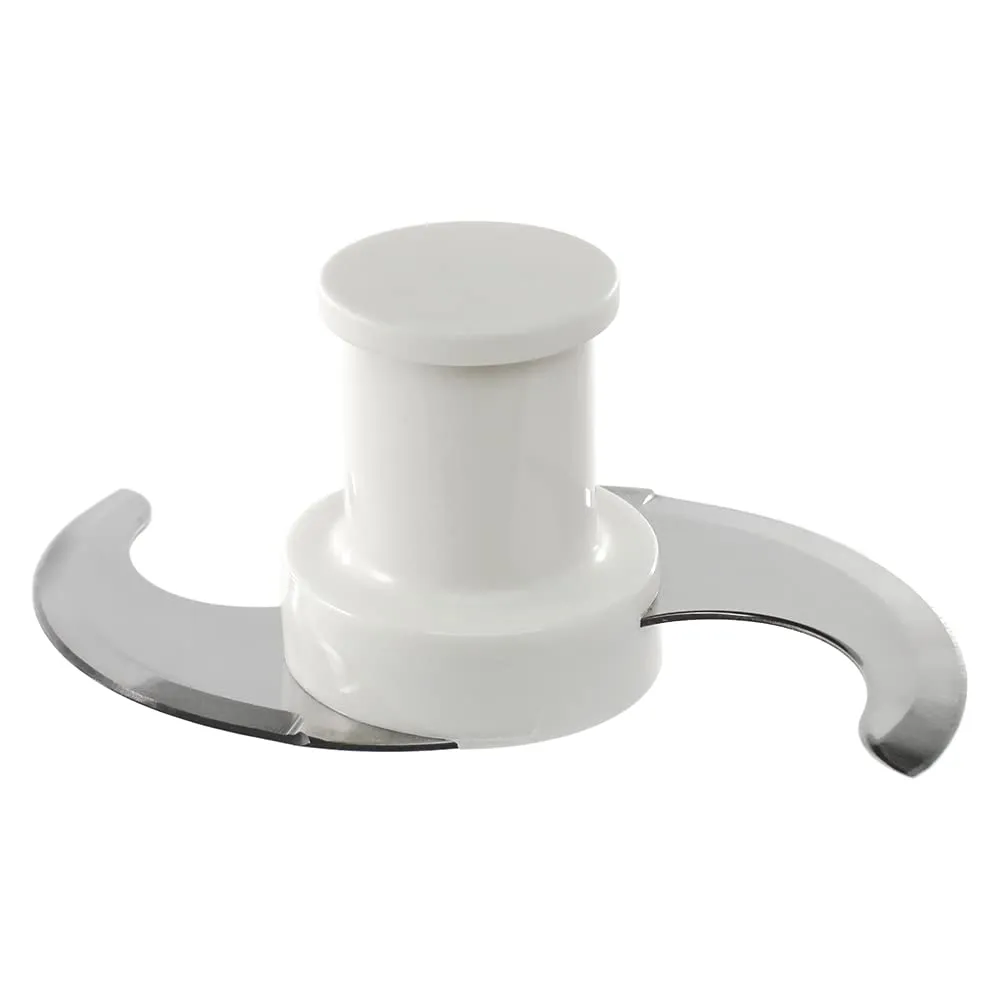 National Band Saw Robot Coupe Compatible R-2 Blades - S-Blade Replacement for Emulsifying, Mixing, Coarse Chopping - Stainless Steel in White Plastic Body - Fits R-2, R-2N, R-2U Models