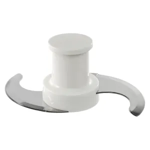 National Band Saw Robot Coupe Compatible R-2 Blades - S-Blade Replacement for Emulsifying, Mixing, Coarse Chopping - Stainless Steel in White Plastic Body - Fits R-2, R-2N, R-2U Models