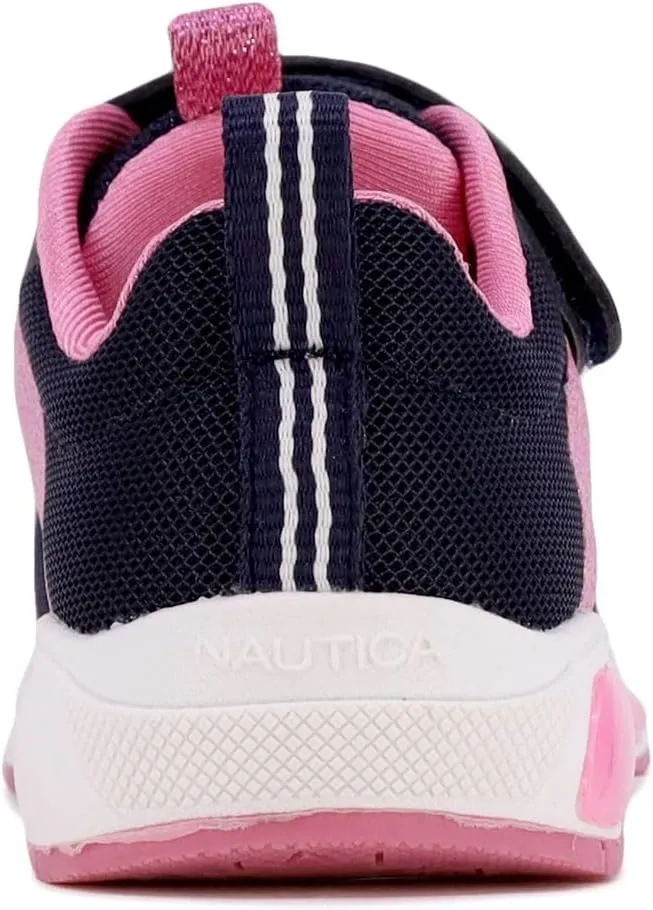 Nautica Kids' Light-Up Flashing Sneaker Athletic Running Shoes with Strap | Fashionable and Fun for Boys and Girls | Available in Toddler and Little Kid Sizes